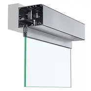 Profilo con vetro per porte automatiche LBFL
