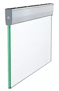 Profilo a pinza con vetro LBFL